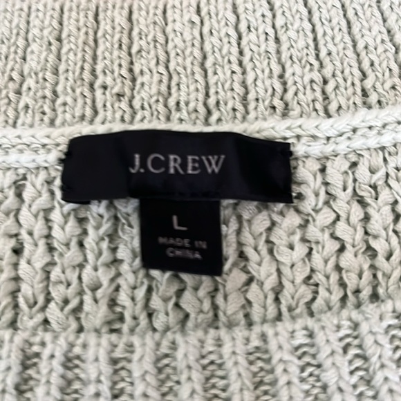 J Crew NWT Knit Sweater Tank in Cool Moss Green Size L - Picture 7 of 9
